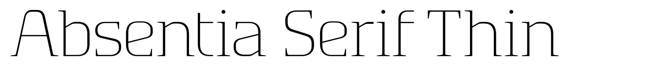 Absentia Serif Thin